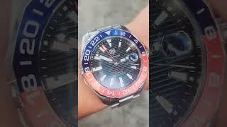 TagHeuer Aquaracer with Pepsi Bezel. #rolex #pepsi #luxurywatches #dailywear