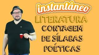 Contagem de Sílabas Poéticas - Literatura - Pedro Gonzaga - Instantâneo