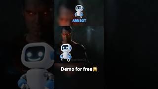 Get the demo for free ARR BOT settings telegram link in description