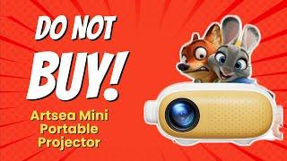 DON'T BUY Artsea Mini Portable Projector Before Watching THIS!  9 Reasons Not To!