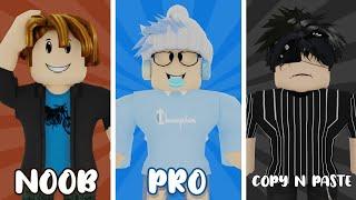 NOOB vs PRO vs COPY N PASTE (MM2) |Roblox