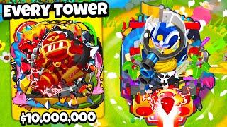 Placing EVERY Tower in a STACK?!