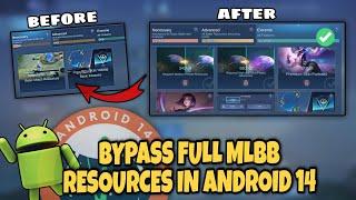HOW TO BYPASS MLBB RESOURCES in ANDROID 14 (Zhuxin Hero Patch).