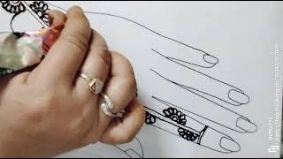 stylish back hand mehndi Design||          simple mehndi design ||beautiful Arabic mehndi design||