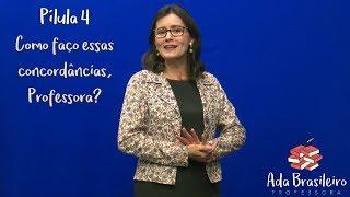 Como faço essas concordâncias, Professora? | Pílula Gramatical 4 | Professora Ada Brasileiro