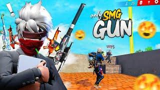 Only SMG Weapon Challenge  Op 1 Vs 4 Gameplay  Free Fire