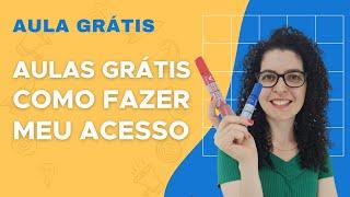 [AULAS GRÁTIS] COMO ME CADASTRAR PARA FAZER O ACESSO | Marketing Digital