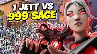 1 JETT VS 999 SAGE | TR'nin en iyi Jett'i mi ?