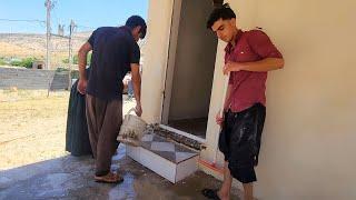 "Preparing the Room for Carpet: Washing and Cleaning with Ali and Abu"