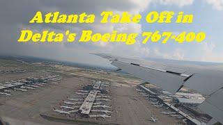 Takeoff from ATL in Boeing 767-400