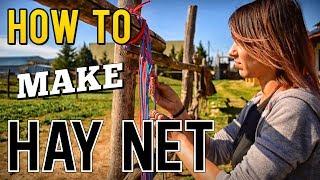 How to Make a Hay Net for your Horse