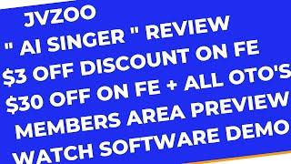 Ai Singer HONEST Review $30 OFF DISCOUNT COUPON on FE + All OTO's Software Demo with All OTO info.