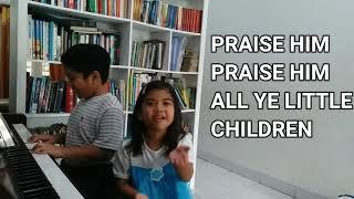 PRAISE HIM ALL YE LITTLE CHILDREN #PRASIEHIM #SEVENTHDAYADVENTISTCHILDREN #WORSHIPATHOME #SINGHAPPY