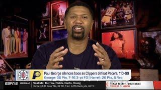 Jalen Rose BACKLASH Clippers’ Paul George gives classy response after being booed by Pacers fans