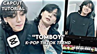 “In China we dont say hot” | Capcut | Tomboy K-pop TikTok trend | TUTORIAL