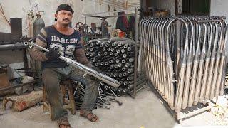 Amazing Technique of Making Motorcycle Silencers in Factory || How Bike Mufflers are Made.