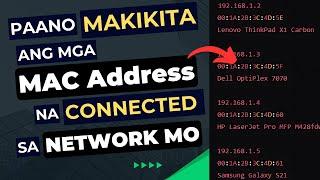 Paano Makikita ang mga MAC Address ng mga Device na Naka-connect sa Network Mo