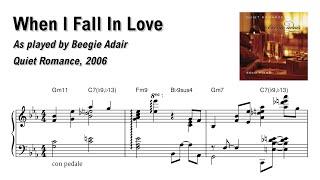 When I Fall In Love by Beegie Adair (Quiet Romance) | transcription