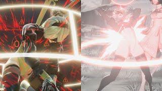 2B's Self Destruct Comparison (SC6 vs GBVSR)