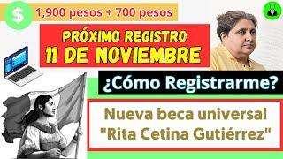 Cómo Solicitar la BECA "Rita Cetina"  Registro en línea 🟢 Instrucciones Paso a Paso #noviembre2024