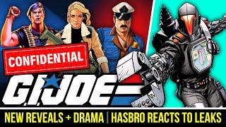 NEW G.I.JOE CLASSIFIED REVEALS! Hasbro Reacts to LEAKED IMAGES! New Insight on Brand New Figures