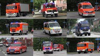 [Hochwasserkatastrophe 2021!] Einsatzfahrten Feuerwehr, SEG + THW aus Schleswig-Holstein