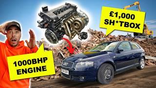 THE BUDGET SH*T BOX GETS A 1000BHP ENGINE..*ULTIMATE SLEEPER*