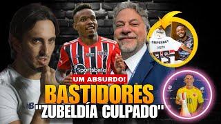 UM ABSURDO! BASTIDORES DO SÃO PAULO ELENCO X ZUBELDÍA E DIRETORIA | JAMES RODRÍGUEZ E+ DO SPFC