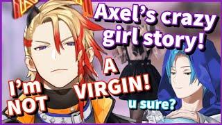 Axel tells a new CRAZY GIRL STORY and defends his NON VIRGINITY!【Holostars EN | Axel Syrios】