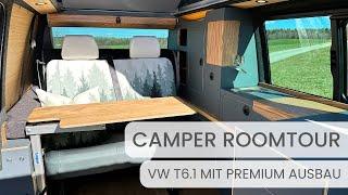 Roomtour im babum Camper -  VW T6.1 Campervan mit Premium Komplettausbau