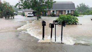 Flash Flooding Emergency In Foley, Alabama