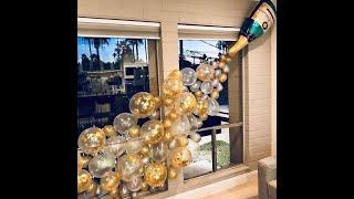 [Balloon Tutorial ] How to make a Big Champagne party balloon arch?