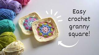 How to Crochet the Spring Court Granny Square · Complete Step by Step Pattern