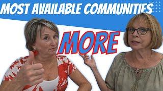 Available communities update for Sarasota and Manatee County