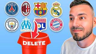 I Deleted Every Big Club From Football ️