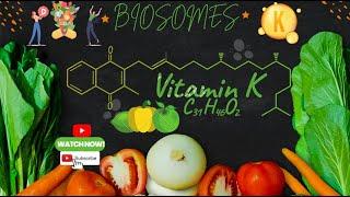 PHYLLOQUININE | Vitamin K | Function & Deficiency symptomes of Vitamin #vitamink #biosomes #youtube