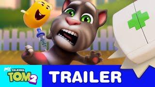  OUCH! Tom’s Hurt!  My Talking Tom 2 (NEW Cartoon Trailer)
