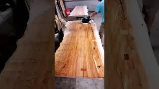 The art of finishing... #woodworking #shorts #vegan #furniture