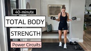 40-minute Total Body Strength | power circuits