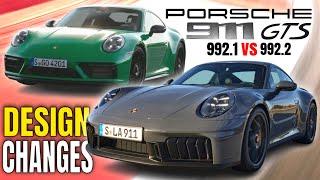 2025 Porsche 911 Type 992.2 vs 992.1 GTS Design Changes