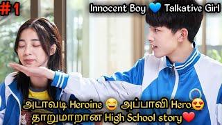 அடாவடி Heroine அப்பாவி Hero|தமிழ் விளக்கம் |High school love story|chinese drama in tamil