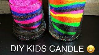 DIY KIDS CANDLE PROJECT