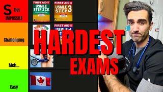 The HARDEST Doctor Exams You'll Ever Need To Take... Medical Exam Tier List (MCAT, USMLE, MCCQE)