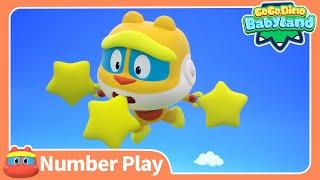 Learn Numbers w/ GoGo Dino Babyland | 01 Shooting for the Stars | Education for Kids | Nursery Rhyme