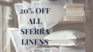 Sferra Linens Memorial Day Sale