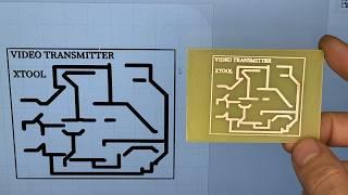 Laser xTool F1로 집에서 PCB를 만드는 방법, DIY PCB 제작