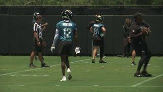 "Travis Hunter Practice Reps – Jaguars OTA  4