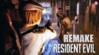 RESIDENT EVIL 1 - REMAKE do REMAKE na UNREAL ENGINE 5 com ESCOLHA DE CÂMERA!