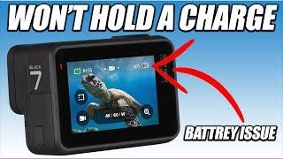 GoPro Hero 7 Black Won't Hold A Charge | Battery Issue Fix