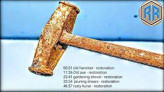 Lot of Amazing Restoration Videos || Old Hammer - Restoration and Customization.